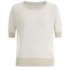 Shop   Women Round Regular FiT Daily Cooling ShorT Sleeve KniT T shirT Blue Bomw