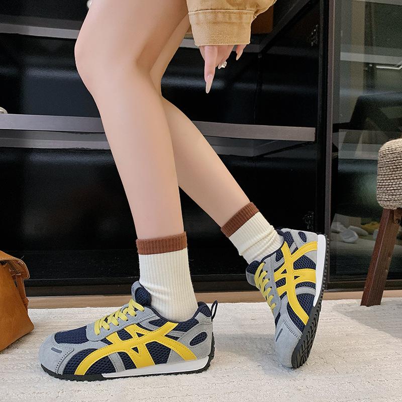 Korean Version of Age-reducing Comfortable Mesh Breathable Forrest Gump Shoes Women's Summer and Autumn New Versatile Fashion Soft-soled Sports
