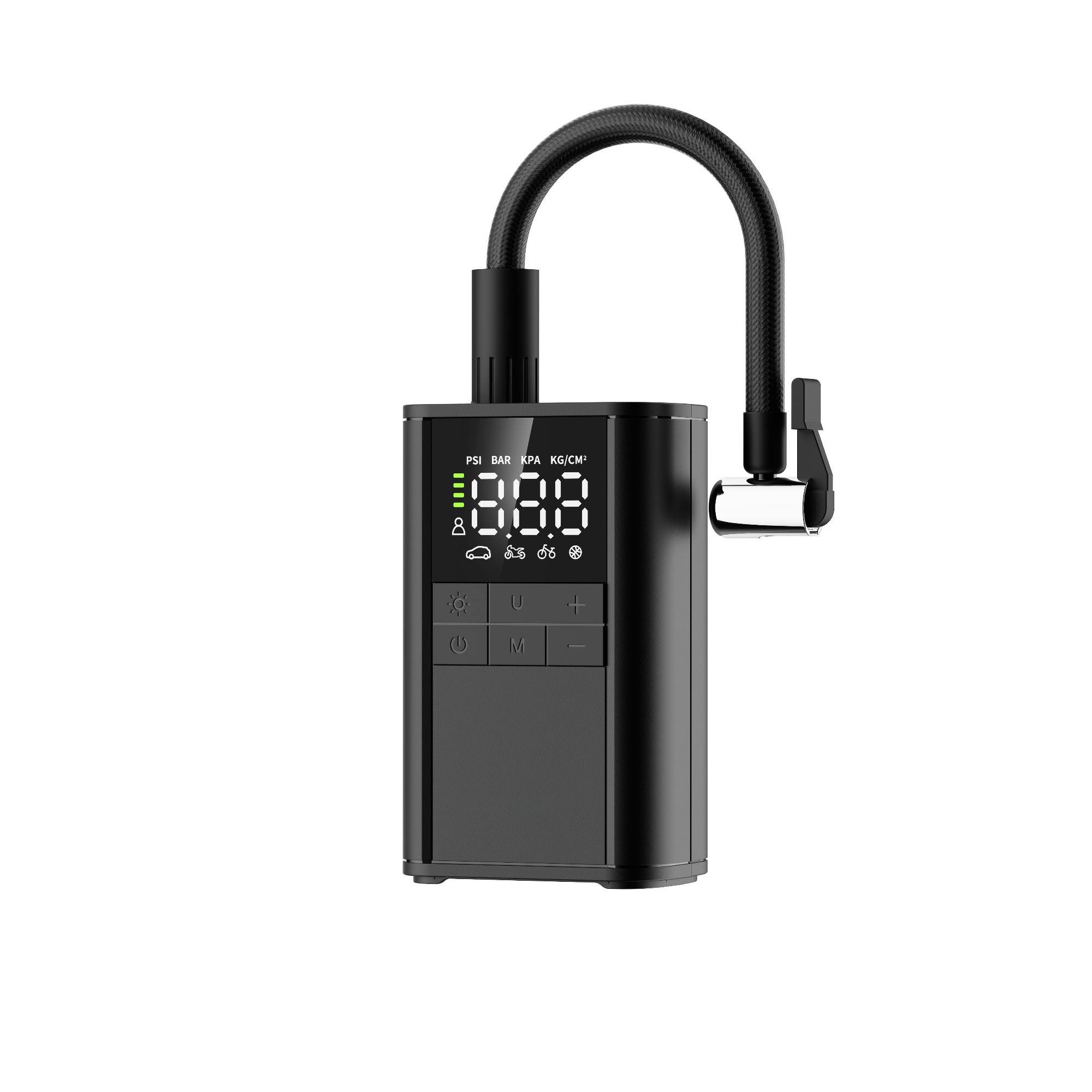 

Cordless Portable 150PSI Tire Inflator - Digital Gauge & LED Light for Cars, Balls & More