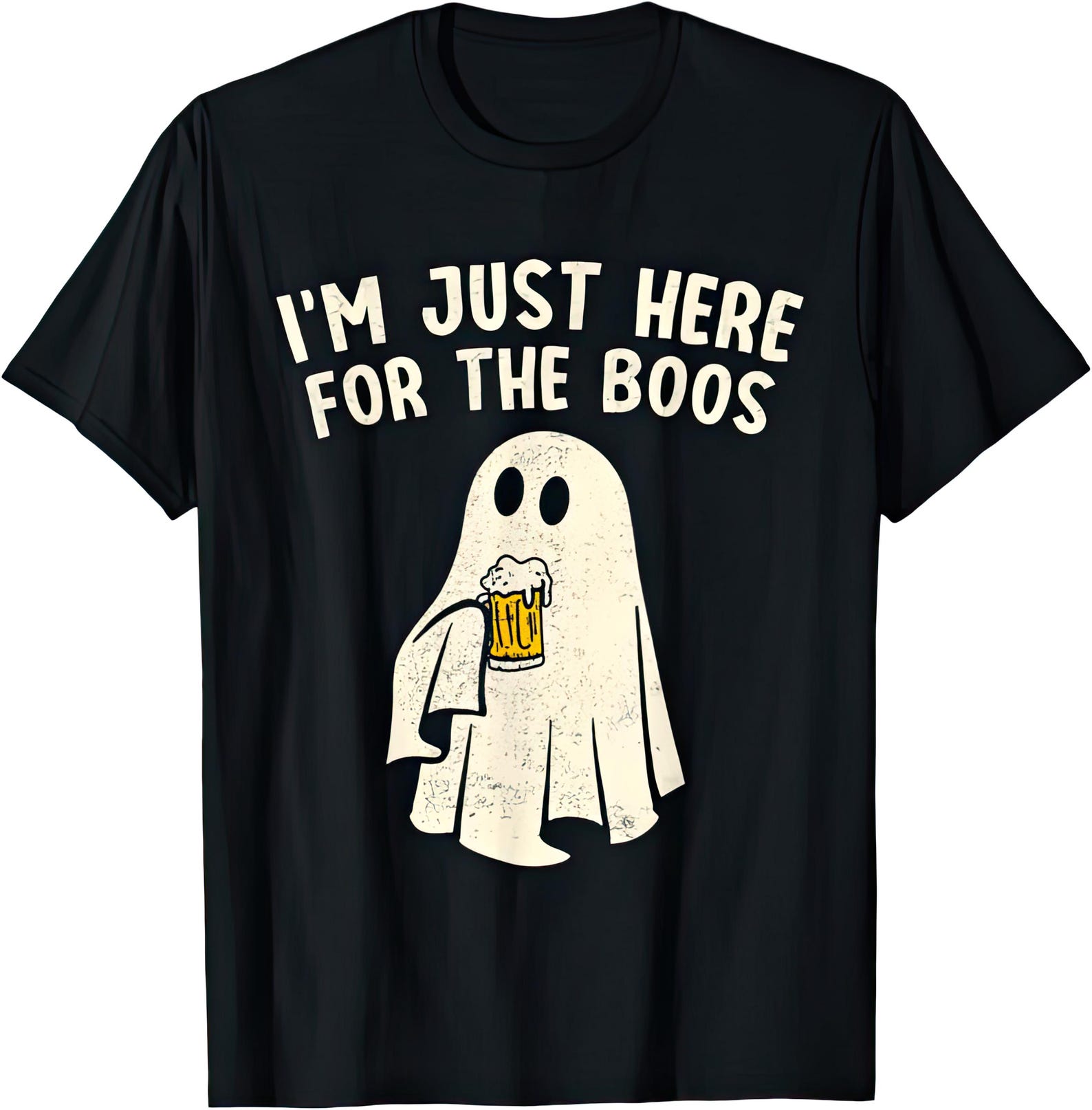 I m Just Here For The Boo s Funny Horror T shirt 2XL
