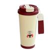 Retro Style Coffee Cup Stainless Steel Insulated Mug With Lid For Office And Travel Use