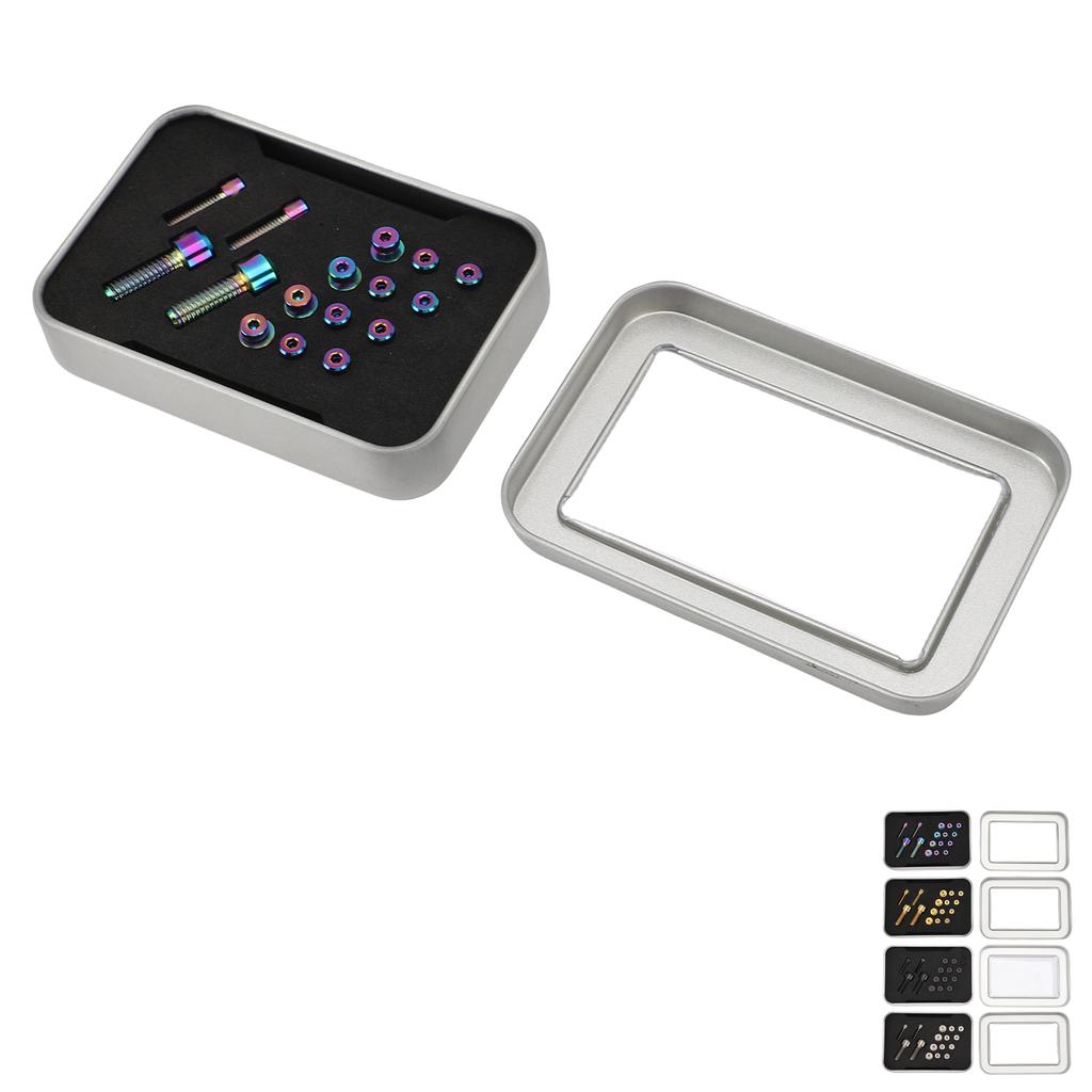 Mountain Bike Brake Lever Screw Kit Ti Alloy Brake Handle Lever Fastener Adjusting Screws with Washe