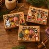 6pcs Sturdy Structure Holiday Gift Packaging Cartoon Empty Chocolate Box  Office Exchanges