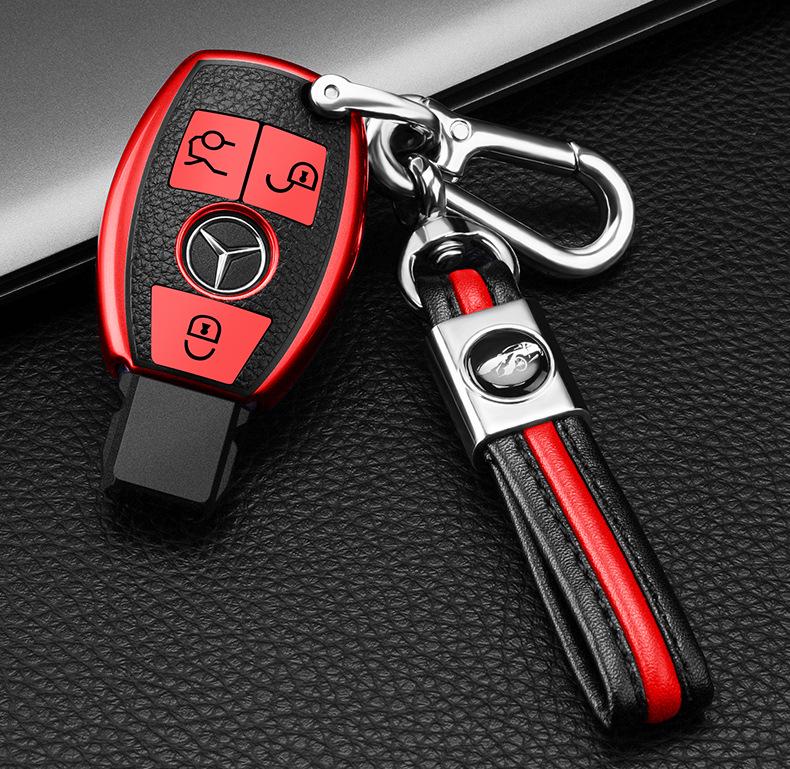 Mercedes Key Case Cover for GLC260L, E-Class E260L, C200L, GLE320, GLA200, S-Class, Viano