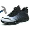 Rotating Button Safety Shoes Men Steel Toe Sneaker Air Cushion Men Work Shoes Puncture Proof Work Safety Boots Protective Shoes