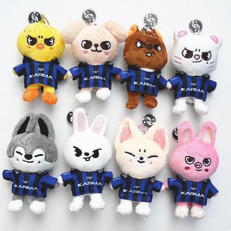 Plush Doll Keychain for Stray Children KARMA Cartoon Plush Animal Children Couple Fan Gift Pack Pendant Keychain
