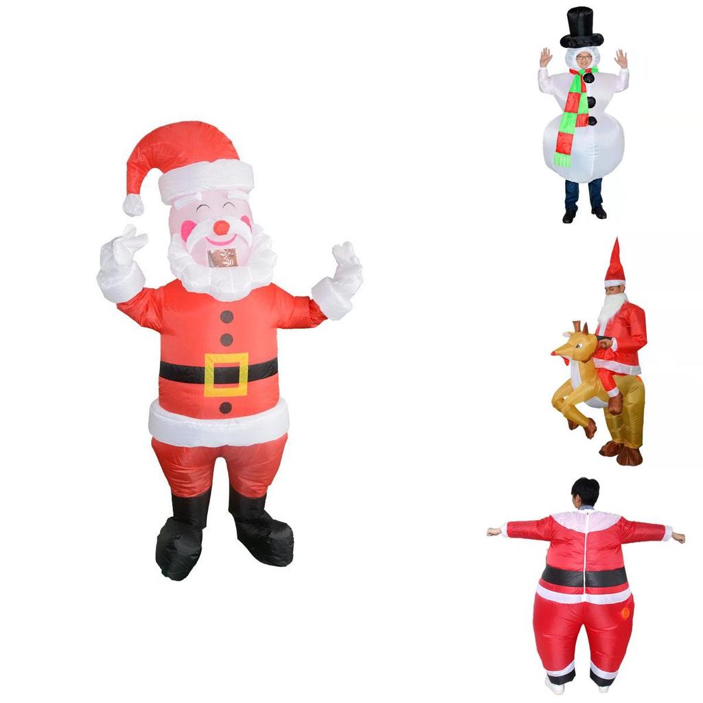 Premium Quality Christmas Inflatable Santa Suit For Party Cosplay