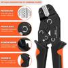 Powerful Manual Wire Crimping Tool Kit Including 6 Molds In Small Carrying Case Wiring Installation Equipment