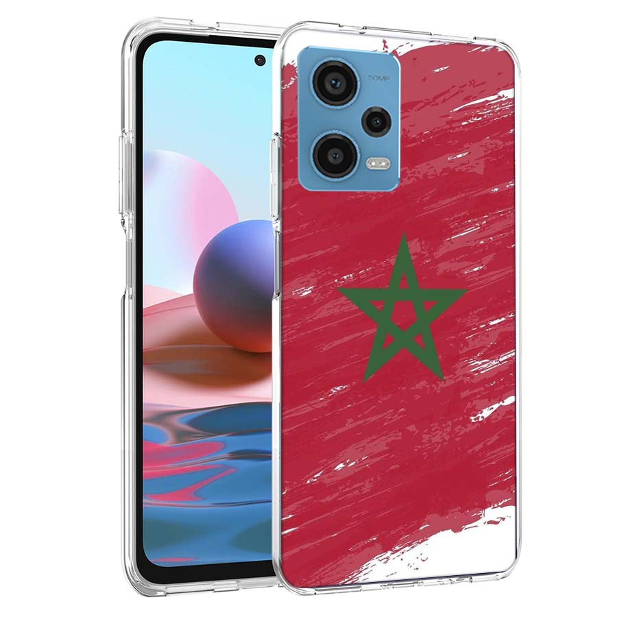 Morocco Flag Phone Case For Xiaomi Poco X7 X5 X6 F6 Pro F7 Ultra M5S X3 M6 M5 X4 F4 GT Mi F5 F3 M3 TPU Soft Cover Capa Cute Fund