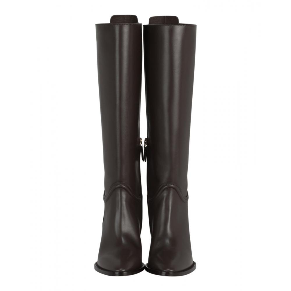 Salvatore Ferragamo Torris Knee Length Boots Brown
