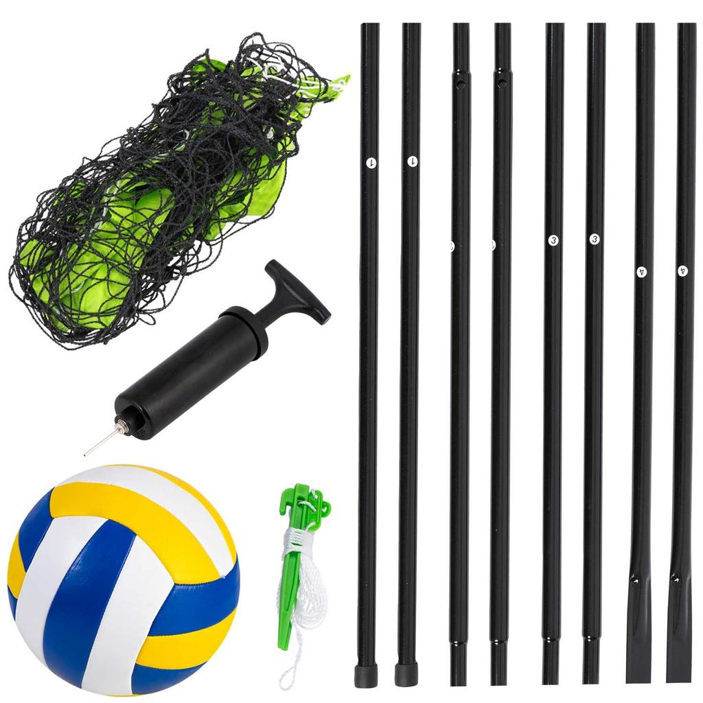 Netz und Rahmen für Volleyball und Badminton 570 cm