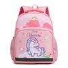 Children's schoolbag new cartoon cute unicorn backpack kindergarten baby burden reduction ridge protection small backpack