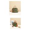 Niche High-end Leather Messenger Tote Portable Women's Bag Commuter TOGO First-layer Cowhide Contrasting Bag