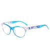 Power +1.0 +1.5 +2.0 To +4.0 Cat Eye Hyperopia Glasses Magnifie Retro Tea/Red/Blue Frame Prescription Eyeglasses For Elderly