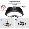 300W/200W 13500LM 315LED Pliable UFO LED High Bay Lights Lumière LED de Garage Éclairage Industriel Entrepôt Lampes LED High Bay