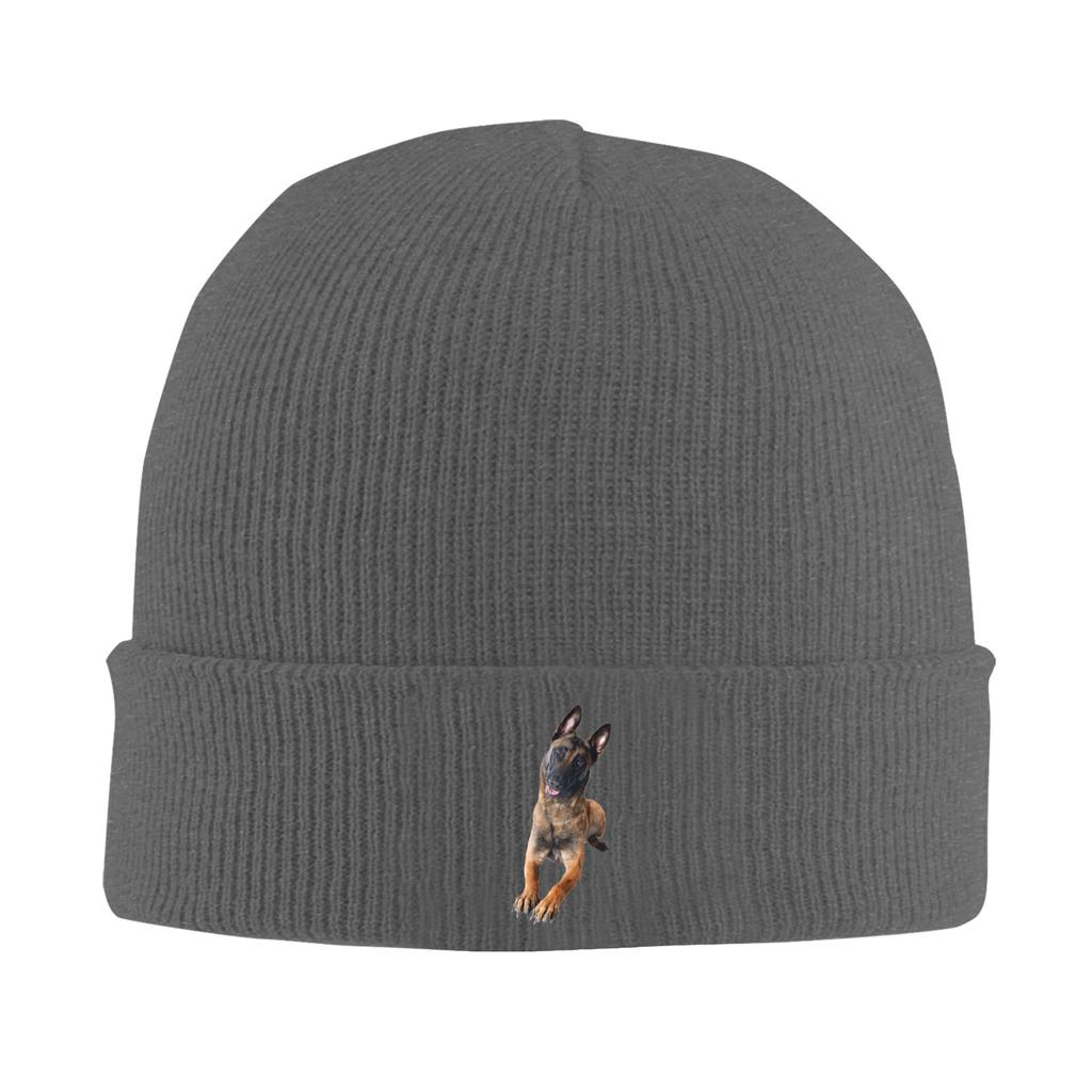 Belgian Shepherd Dog Malinois  Warm Knitted Cap Winter Knit Bonnet Hat Skullies Beanies Hip Hop Caps for Unisex
