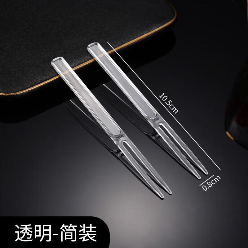 Disposable Plastic Fruit & Cake Forks