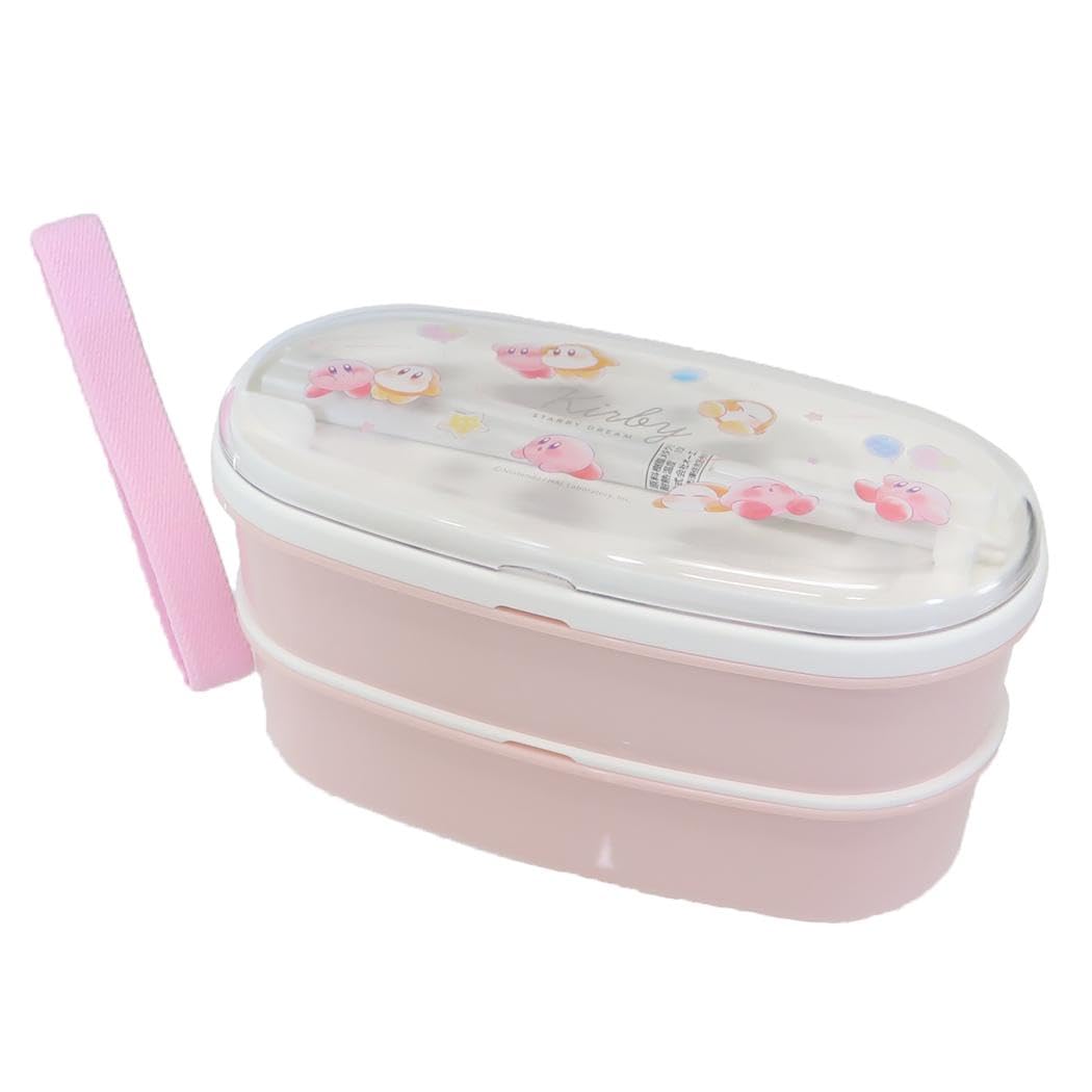 

Star Oval Range 2 Tier Lunch Box with Chopsticks STARRY DREAM Kirby s