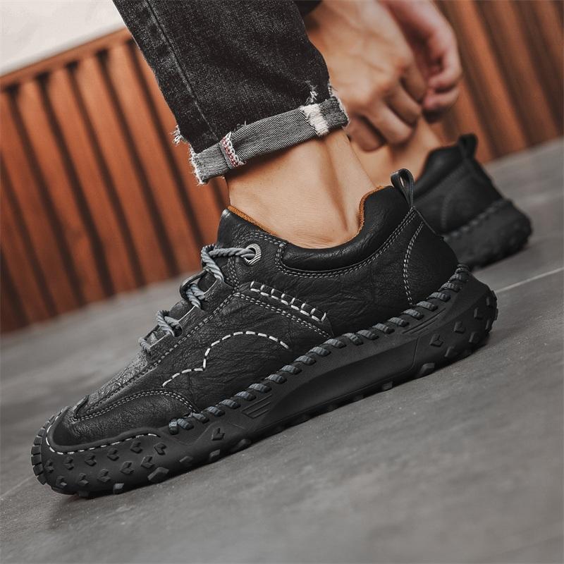 Fashion Leather Fashion Walking Shoes 2025 New Luxury Men Sneakers Male Comfortable Outdoor Shoe High Quality All-match Business Shoes