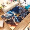 Retro S-Sonic Cartoon Games Living Room Non-Slip Area Rug Soft Carpet for Bedroom Kids Playroom Sofa,Home Decor Doormat Gift