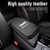 BGS1 Leather Car Armrest Mat Heighten Mat Armrest Protector Cushion For Dacia Duster Logan Sandero Stepway Dokker Lodgy MCV 2019 Spri