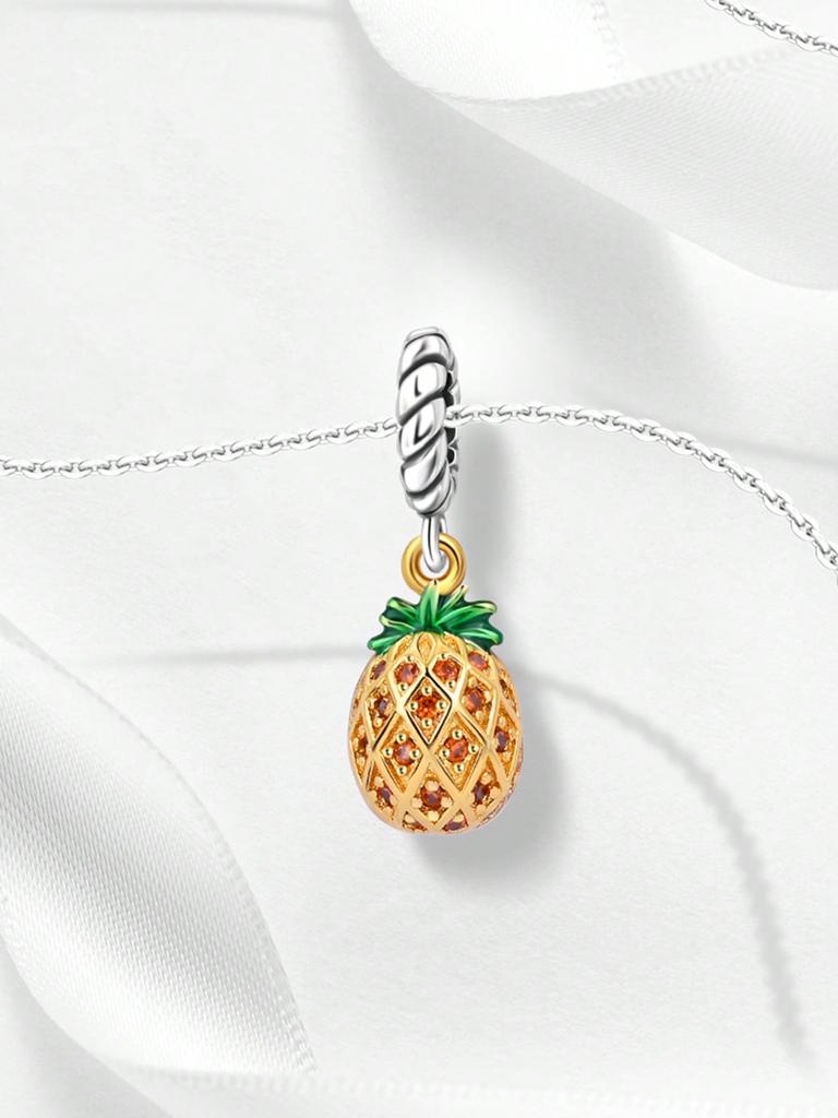 Charms Plata Halloween Pumpkin Pineapple Charmsoriginales Bracelet Beads Jewellery Making Women'S Gift