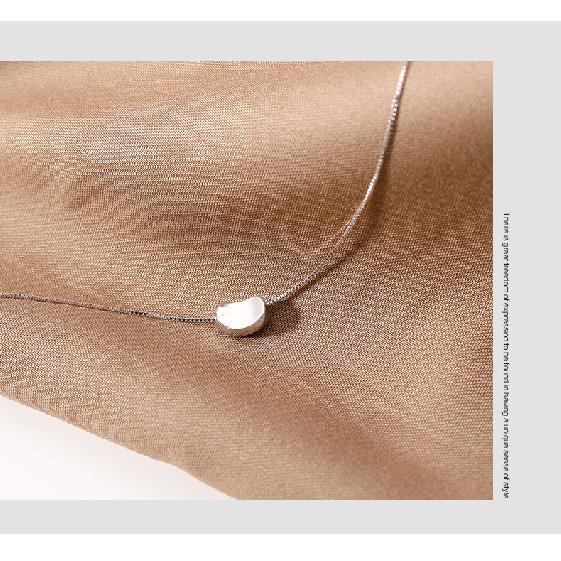 925 Sterling Silver Necklace Pendant Soybean High Quality Fashion Jewelry For Women Chains Wedding Birthday GiftGood product
