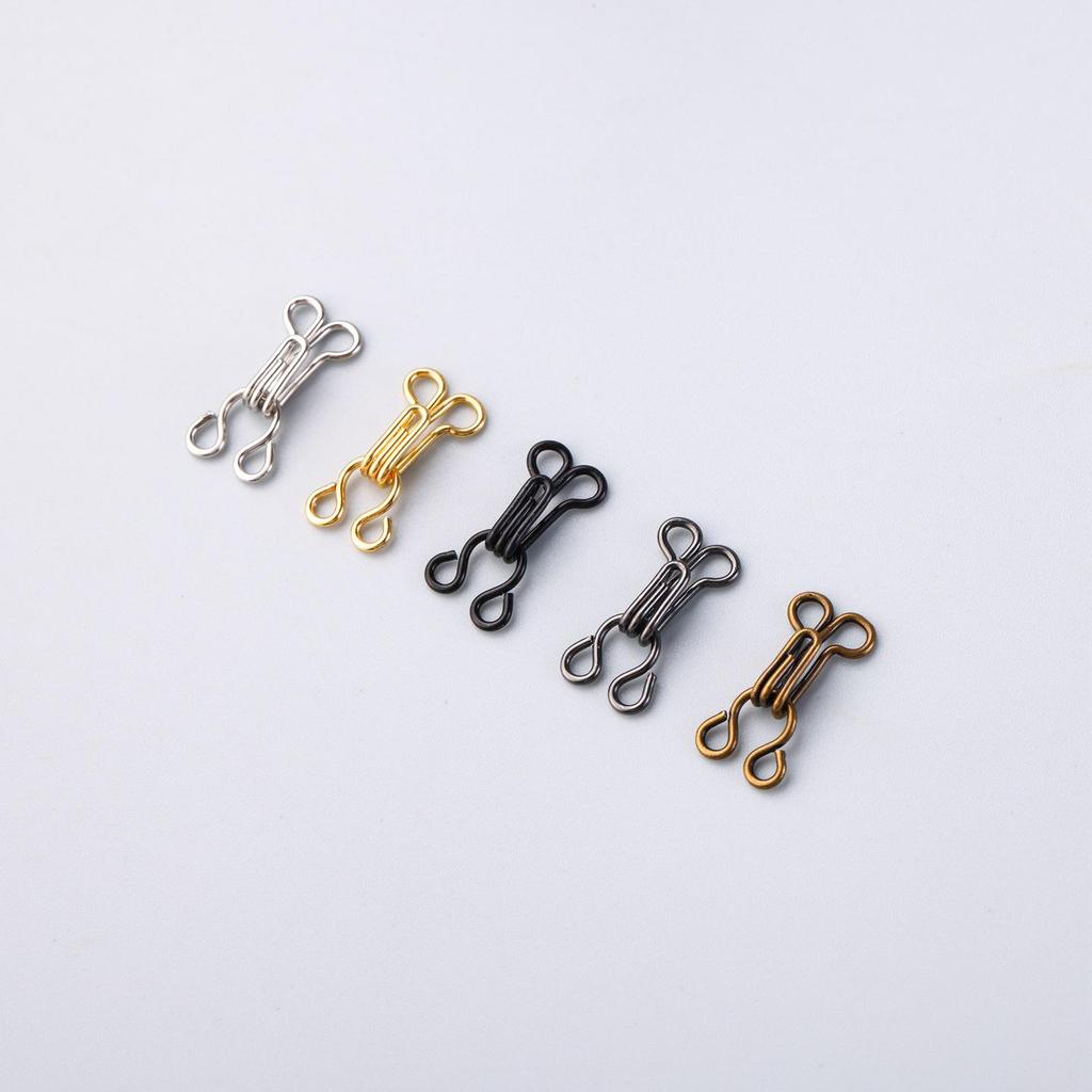 Metal Snap Hook & Lingerie Button for Western Trousers, Invisible Fur Coat Fastener, Anti-Exposure & Discipline Button