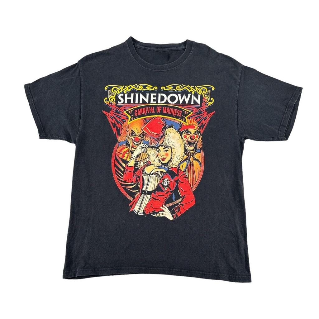 VTG Carnival Of Madness Shinedown Shirt Classic Unisex Black S-5XL