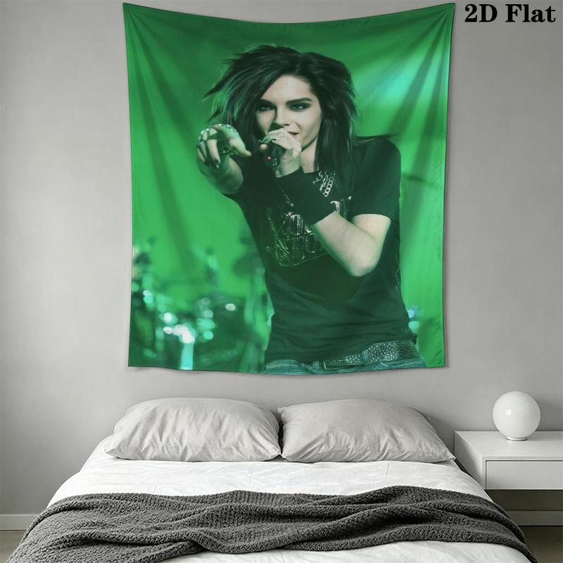 BILL KAULITZ Wall Tapestry Aesthetic Wall Hanging Printed Fabric Blanket Decorative Tapestries for Bedroom Living Room Home Decor