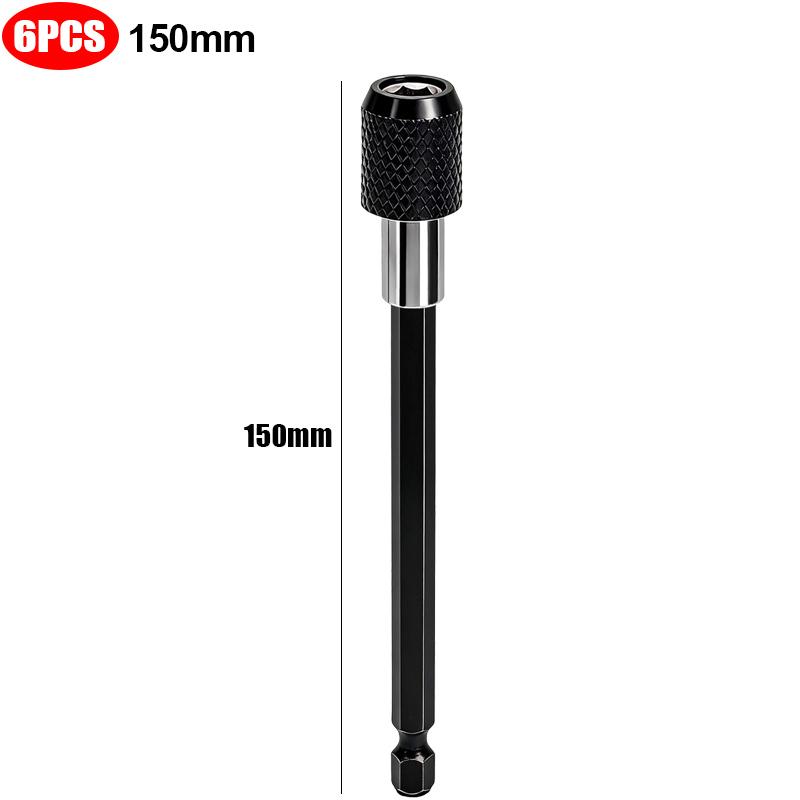 1/4” Hex Shank Quick Release Magnetic Drill Bits Holder Socket Screwdriver Impact Driver Drill Extension Bit Chuck Adapter Tool
