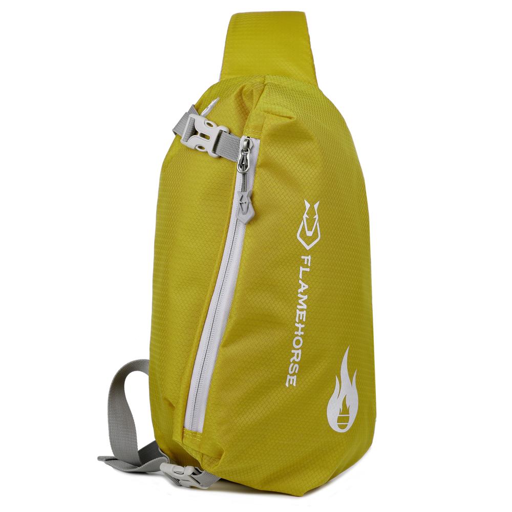 Crossbody Sling Bag Ultralight Waterproof Nylon Chest Shoulder Bag With Earphone Hole Perfect Travel Companion For Men And Women