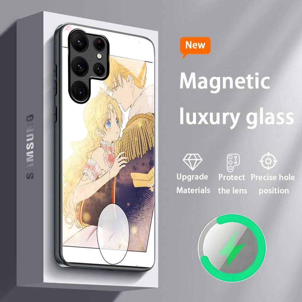 Who Made Me a Princess Comics Phone Case For Samsung S25 S24 S23 S22 S21 S20 Plus Ultra Note20 Glass Magnetic Case