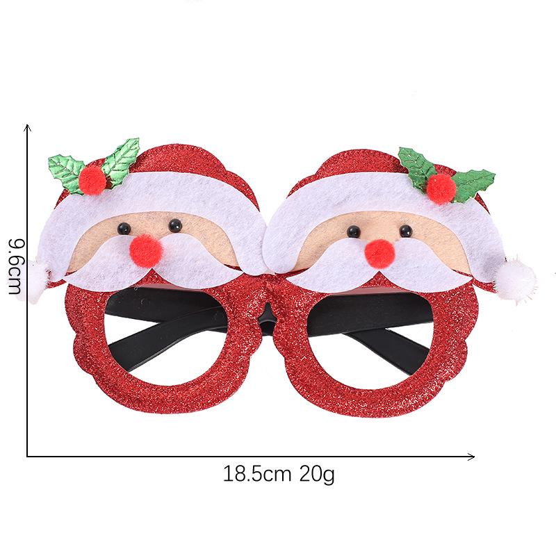 Festive Headband Eyeglass Frames: Christmas, Halloween, Valentine's Day & Party Glasses with Santa Claus Design
