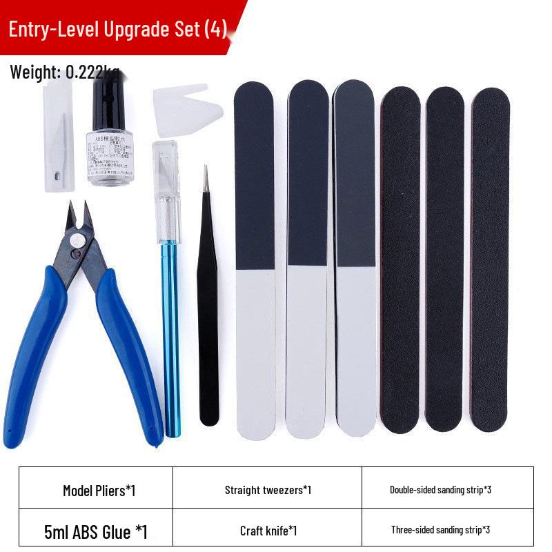 Beginner Gundam Model Tools 10-Piece Upgrade Set for Figure Assembly