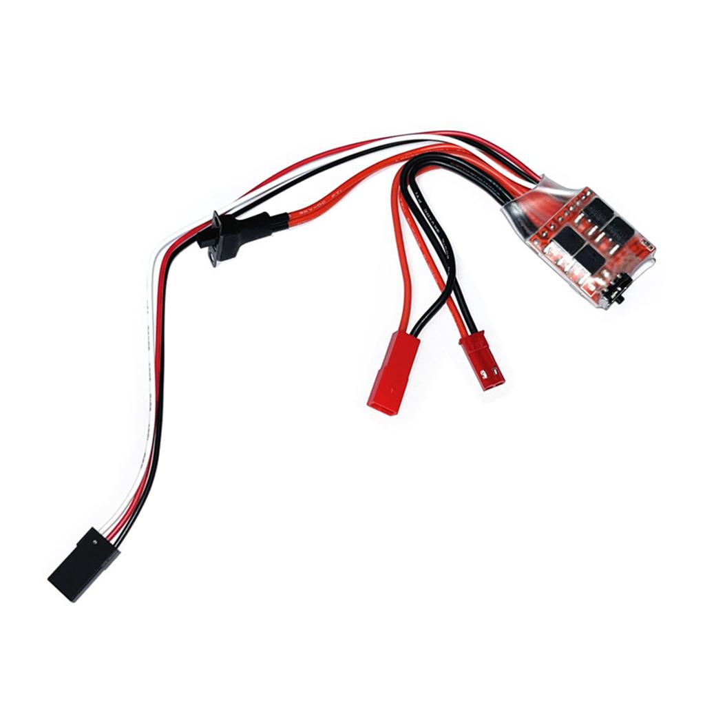 Brush Motor Speed Controller with Brake Compatible for RCCar 1/16 1/18 1/24 SCX24 AXI90081 AXI00001 AXI00002 Accessories