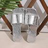 Mode Damen Hausschuhe Hotel Reise Rutschfeste Badezimmer Hausschuhe Unisex Flache Schuhe Mode Outdoor Luxus Hausschuhe Pantoletten Damen