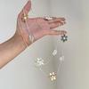 Erhai Flowing Clouds: Multi-use Metal Flower Patchwork Necklace with Clavicle Chain Design