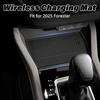 JKCOVER Center Console Wireless Charging Protective Non-Slip Mat Compatible With 2025 Subaru Forester Interior Accessories Waterproof Silicone