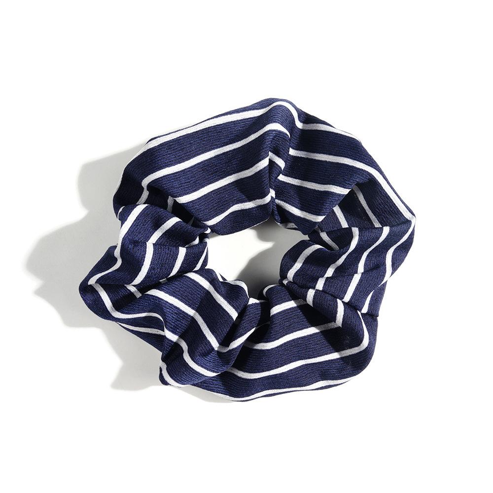 Leopard Print Hair Band Bohemian Large Intestine Band Small Fresh Commuter Rubber Band Flower Print Head Band Head Rope