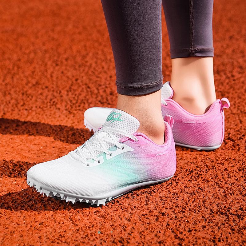 High School Track & Field Shoes for Short/Long-Distance, High Jump, Long Jump, with Spikes