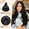 Artifice 5 Clip Curly Wavy Hair Extension Natural Looking Synthetic Thick Hairs for Any Event Clip In For Styling Women and Girls 30 INCH NATURAL RO