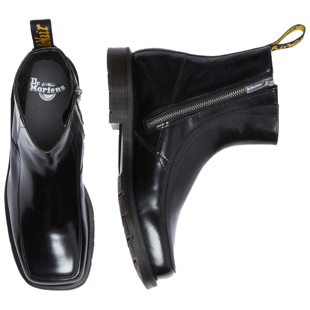 Dr. Martens Minimalist Square-Toe Ankle Boots Unisex ankle boots Black 32032001