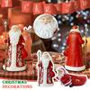 Christmas Resin Ornaments Claus Creative Decoration Gift Living Room Desktop Festival