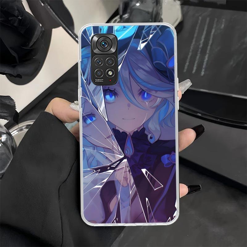 Genshin Impact Furina Phone Case for Xiaomi Redmi Note 13 12S 12 11S 14 11E Pro Plus 11 10 10S 9 9S 8 8T 5G Soft Silicone Cover