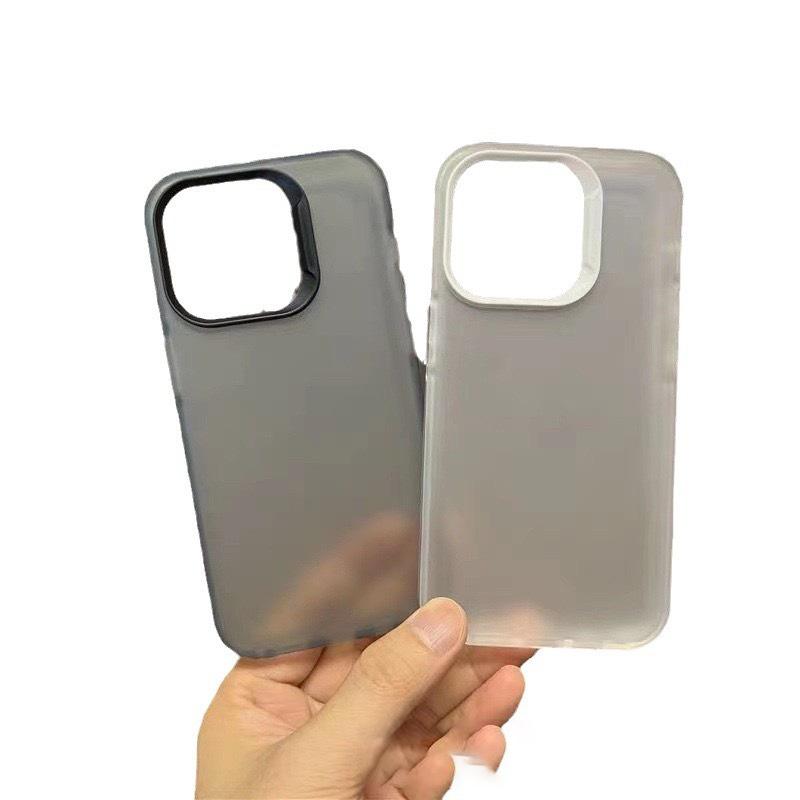 Anwendbar auf iPhone 15 Handyhülle Apple 14Pro Matte TPU Durchscheinend X/XSXR Vollumschließend Anti-Fall Schutzhülle