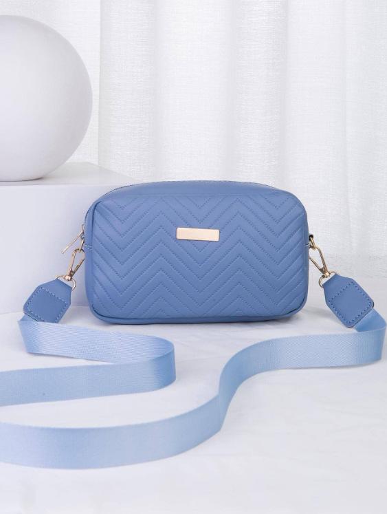 2024 Trendy Solid Color Embossed Sequin Shoulder Crossbody Bag for Women