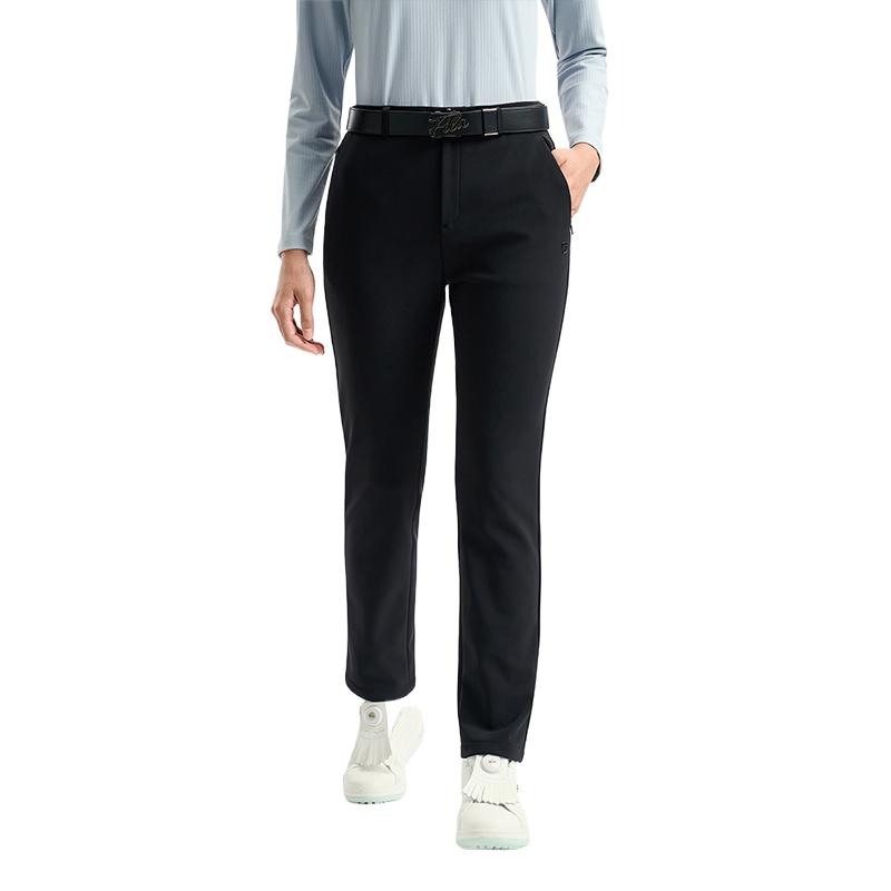 Fila Golf Series Simple Comfortable Aesthetic Solid Color Golf Apparel Women Apparel A11W545602F-BK