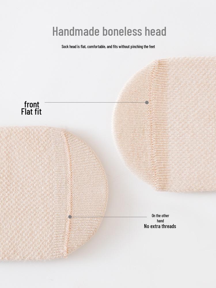 Spring Baby Mesh Cotton Socks - Seamless Small Ear Design for Boys and Girls