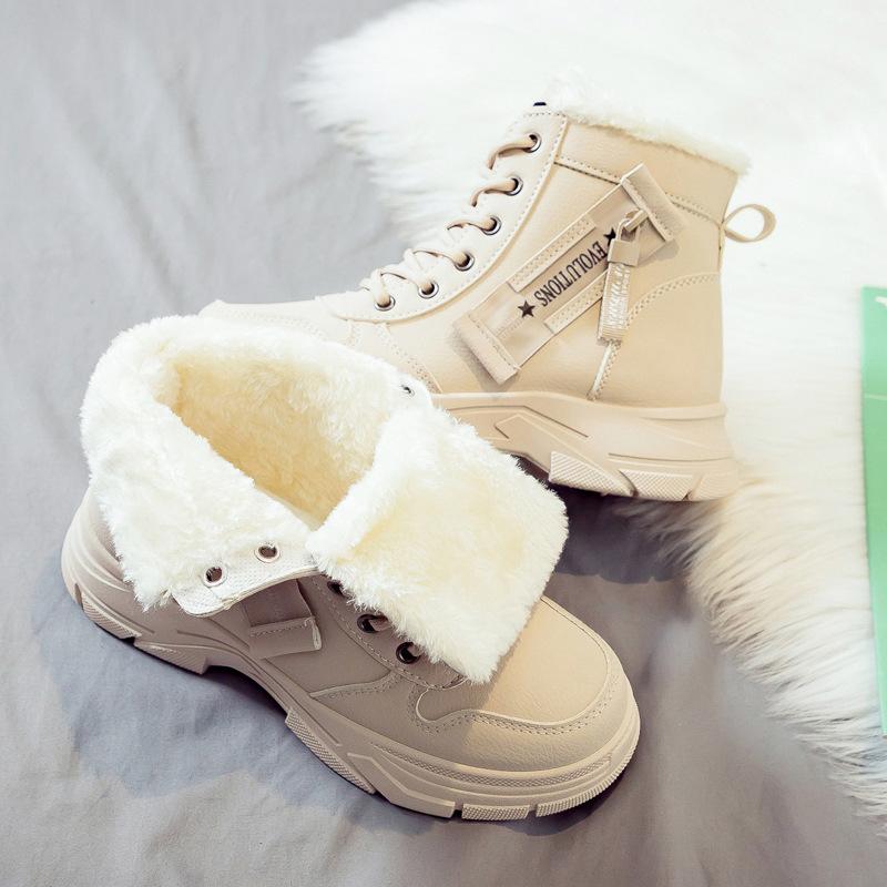 Fashion Winter Snow Boots for Women 2025 New Casual High-top Shoes Warm Sneakers Platform Comfortable Ankle Boots Women Shoes for Women